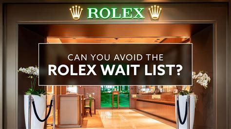 liste attesa rolex 2020|rolex ad waiting list.